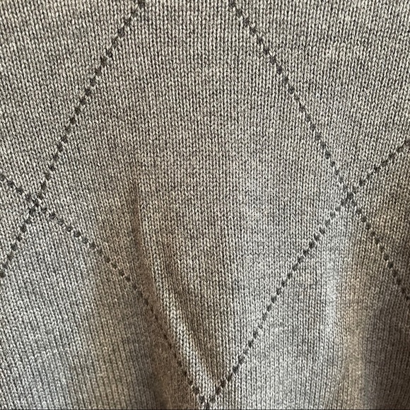 Men’s Gray Cotton Sweater - Picture 5 of 5